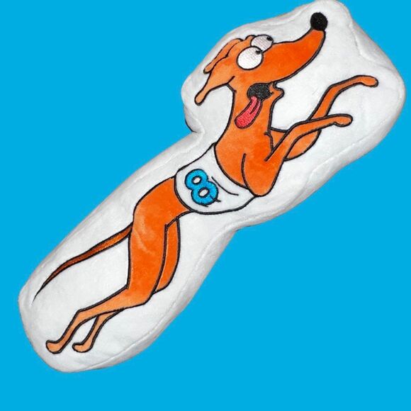 UNIVERSAL STUDIOS The Simpsons Santa's Little Helper Dog Plush Pillow 16" - Picture 4 of 5